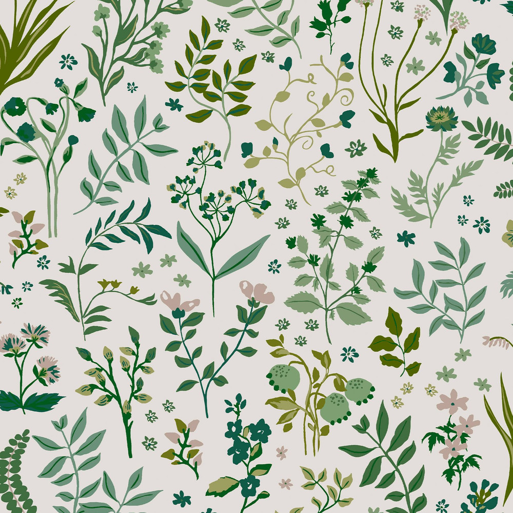 Joules Holcombe Floral Creme Wallpaper - 120873_TILE_01.jpg