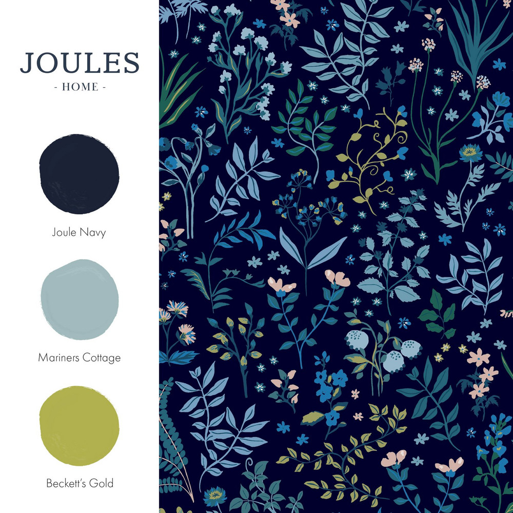 Joules Holcombe Floral Navy Wallpaper - 120874_FLATLAY_HOLCOMBE FLORAL NAVY_01.jpg