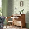 Laura Ashley Louise Moss Green Wallpaper