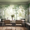 Coppice Forest Sage Bespoke Mural Coppice Forest Sage Bespoke Mural