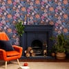 Oopsy Daisy Blue Lilac Tangerine Wallpaper Oopsy Daisy Blue Lilac Tangerine Wallpaper
