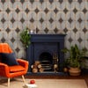 In the Loop Choc Orange Wallpaper In the Loop Choc Orange Wallpaper
