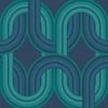 In the Loop Electric Blue Wallpaper In the Loop Electric Blue Wallpaper