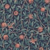 Bird & Pomegranate Navy Blue Wallpaper Bird & Pomegranate Navy Blue Wallpaper