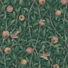 Bird & Pomegranate Deep Green Wallpaper Bird & Pomegranate Deep Green Wallpaper