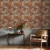 Acanthus Burnt Orange Wallpaper Acanthus Burnt Orange Wallpaper