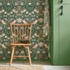 Strawberry Thief Rich Green Wallpaper Strawberry Thief Rich Green Wallpaper