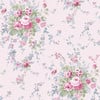 Garden Floral Pink Blue Wallpaper Garden Floral Pink Blue Wallpaper