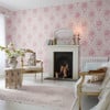 Garden Floral Pink Tonal Wallpaper Garden Floral Pink Tonal Wallpaper