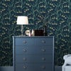 Laura Ashley Fulwell Fuchsia Midnight Seaspray Wallpaper Laura Ashley Fulwell Fuchsia Midnight Seaspray Wallpaper