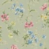 Laura Ashley Poppy Meadow Sage Green Wallpaper Laura Ashley Poppy Meadow Sage Green Wallpaper