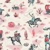 Cath Kidston Cowgirls Pink Wallpaper - 125534_TILE_COWGIRLS PINK_01.jpg