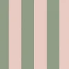 Cath Kidston Canopy Stripe Green & Pink Wallpaper Cath Kidston Canopy Stripe Green & Pink Wallpaper