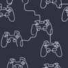 Next Gamer Doodle Navy Wallpaper Next Gamer Doodle Navy Wallpaper