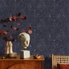 Gilded Plaster Navy & Copper Wallpaper Gilded Plaster Navy & Copper Wallpaper