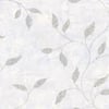 Ornamental Leaf Silver Wallpaper Ornamental Leaf Silver Wallpaper