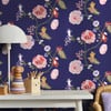 Cath Kidston Catnip Navy Wallpaper Cath Kidston Catnip Navy Wallpaper