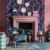 Cath Kidston Birds & Berries Navy Wallpaper Cath Kidston Birds & Berries Navy Wallpaper