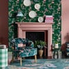 Cath Kidston Birds & Berries Emerald Wallpaper Cath Kidston Birds & Berries Emerald Wallpaper