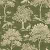 Joules Fox And Hare Olive Green Wallpaper Joules Fox And Hare Olive Green Wallpaper