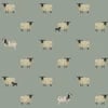 Sophie Allport Sheep Witham Blue Wallpaper Sophie Allport Sheep Witham Blue Wallpaper