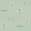 Sophie Allport Watercolour Dragonfly Pale Sprig Wallpaper Sophie Allport Watercolour Dragonfly Pale Sprig Wallpaper