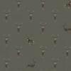 Sophie Allport Highland Stag Charcoal Wallpaper Sophie Allport Highland Stag Charcoal Wallpaper