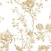 Martha Stewart Floral Vine Antique Gold Wallpaper Martha Stewart Floral Vine Antique Gold Wallpaper