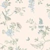 Cath Kidston Birds and Roses Blue Wallpaper Cath Kidston Birds and Roses Blue Wallpaper