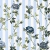 Cath Kidston Climbing Rose Blue Wallpaper Cath Kidston Climbing Rose Blue Wallpaper