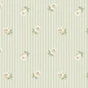 Cath Kidston Rose Spaced Stripe Sage Wallpaper Cath Kidston Rose Spaced Stripe Sage Wallpaper