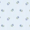 Cath Kidston Rose Spaced Stripe Blue Wallpaper Cath Kidston Rose Spaced Stripe Blue Wallpaper