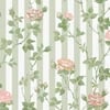 Cath Kidston Climbing Rose Pink and Sage Wallpaper Cath Kidston Climbing Rose Pink and Sage Wallpaper