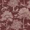 Joules Fox & Hare Red Wallpaper Joules Fox & Hare Red Wallpaper