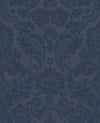 Gothic Damask Flock Cobalt Wallpaper Gothic Damask Flock Cobalt Wallpaper