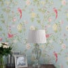 Laura Ashley Summer Palace Duck Egg Wallpaper Laura Ashley Summer Palace Duck Egg Wallpaper
