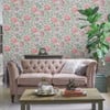 Laura Ashley Tapestry Floral Slate Grey Wallpaper Laura Ashley Tapestry Floral Slate Grey Wallpaper