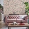 laura ashley eglantine blush wallpaper