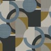 Next Retro Shapes Geo Blues Wallpaper Next Retro Shapes Geo Blues Wallpaper