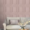 Laura Ashley Redbrook Wood Panel Blush Wallpaper Laura Ashley Redbrook Wood Panel Blush Wallpaper