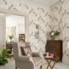 Laura Ashley Belvedere Soft Truffle Wallpaper Laura Ashley Belvedere Soft Truffle Wallpaper