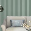 Laura Ashley Lille Pearlescent Stripe Jade Green Wallpaper Laura Ashley Lille Pearlescent Stripe Jade Green Wallpaper