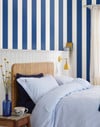Joules Harborough Stripe Coast Blue Wallpaper Joules Harborough Stripe Coast Blue Wallpaper