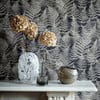Woodland Fern Charcoal Wallpaper by Clarissa Hulse Woodland Fern Charcoal Wallpaper by Clarissa Hulse