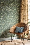 Wild Chervil Sage & Gold Wallpaper by Clarissa Hulse Wild Chervil Sage & Gold Wallpaper by Clarissa Hulse