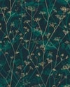 Wild Chervil Kingfisher & Gold Wallpaper by Clarissa Hulse - 120394_TILE_01.jpg