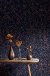 Gypsophila Midnight & Copper Wallpaper by Clarissa Hulse Gypsophila Midnight & Copper Wallpaper by Clarissa Hulse