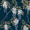 Wisteria Navy Wallpaper Wisteria Navy Wallpaper