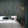 Boreas Teal & Copper Wallpaper Boreas Teal & Copper Wallpaper