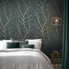 Boreas Teal & Copper Wallpaper Boreas Teal & Copper Wallpaper